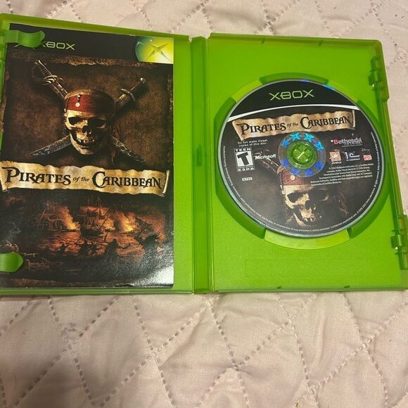 Green Xbox Video Game Case for Pirates of the Caribbean - Picture 6 of 12